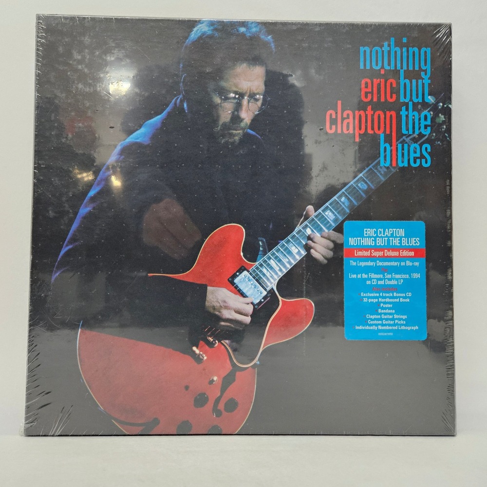 Eric Clapton Nothing But The Blues Super Deluxe Edition Blu-ray 2 LP CD Book +++